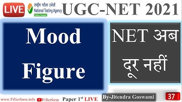 11: 00 AM #37 Mood and Figure By Jitendra Goswami| Logical Reasoningnet exam| UGC-NET exam paper 1
