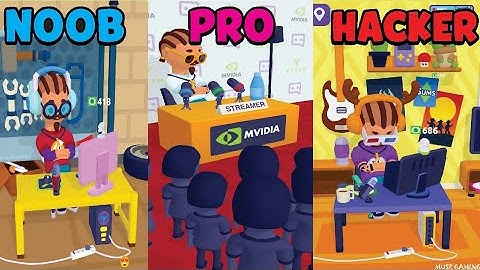 NOOB vs PRO vs HACKER l Idle Streamer
