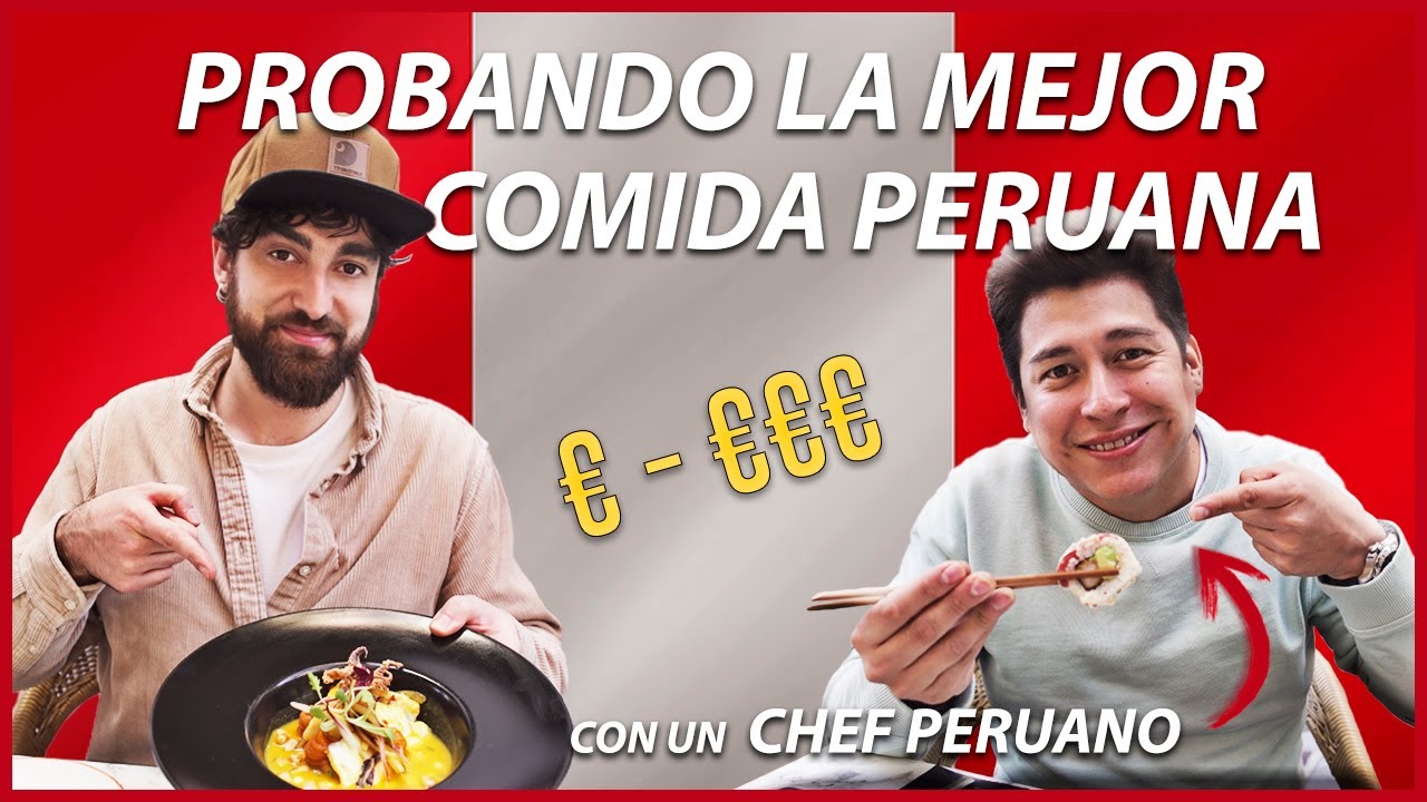 Probando RESTAURANTES PERUANOS con un CHEF PERUANO en Madrid 🇵🇪