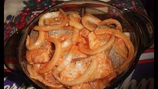 ⁣Вкусная Селедка по-Корейски. Как приготовить селедку по-корейски.Heh herring. Korean food.