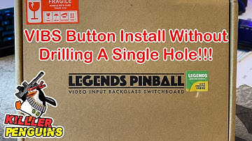 AtGames Legends Pinball - VIBS Button Hole Free Installation