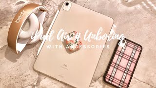 iPad Air 4 and Apple Pencil unboxing With accessories