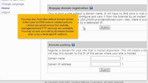 H-Sphere - How to create a new domain in H-Sphere
