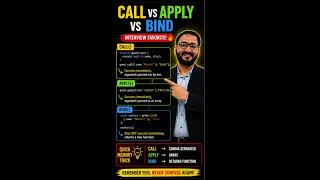JavaScript call(), apply() & bind() Explained in 60 Seconds