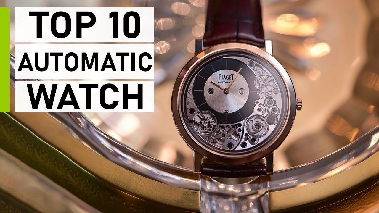 Kwade trouw In de genade van pistool Top 10 Best Automatic Watches for Men - YouTube