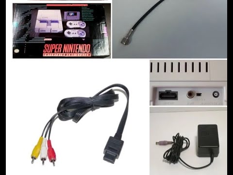 How to Connect A Super Nintendo SNES to a Modern TV Screen 