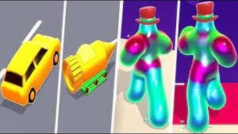 Blob Runner 3D vs Shape Shifting 4K