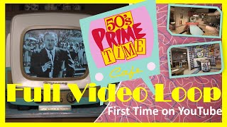 📺 50's Prime Time Café | Full Video Loop | Hollywood Studios | First Time on YouTube 💯