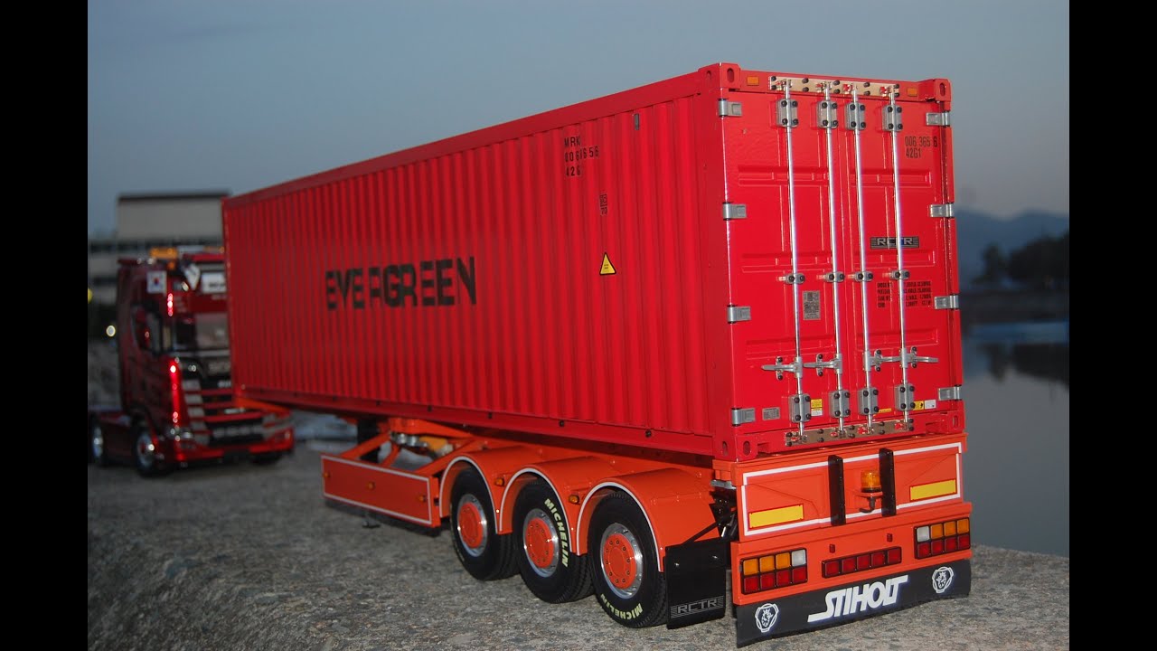 1/14 tamiya scania 770s And 40pt, 20pt Container.