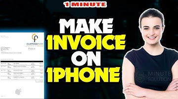 How to make invoice on iphone 2025