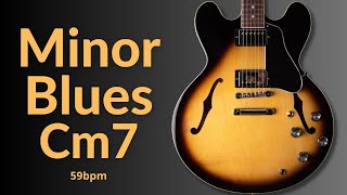 Gorgeous Slow Blues Guitar Backing Track in C Minor