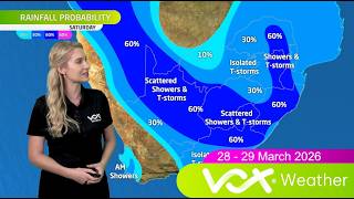 28-29 March 2026 |Vox Weather WEEKEND Forecast