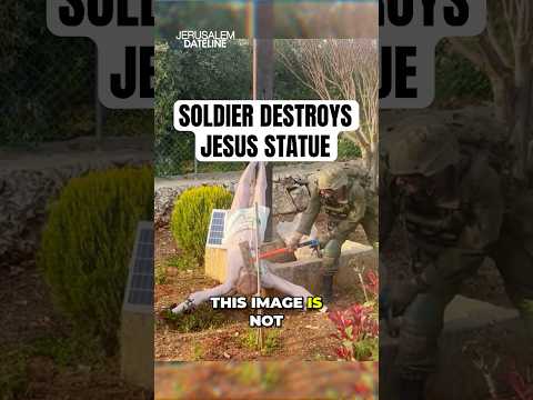 IDF Soldier Destroys Jesus Statue as Israel Responds with Apology  #christiannews #cbnnews #israel