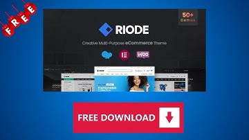 Download Riode WooCommerce Theme for Free | Fast Multi-Purpose WordPress Theme 2025