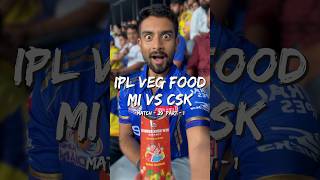 Food As MI Fan During MI VS CSK Dhoni Dhamaka! 🏏🍔🏆 (1/2)