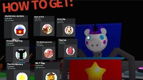 HOW TO GET ALL DISCOVERABLE BADGES IN: CUSTOM PIGGY CHARACTERS SHOWCASE! | ROBLOX