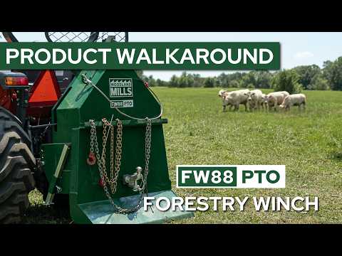 Meet The FW88 PTO Forestry Skidding Winch | 8800 LB of Pulling Capacity For Your Tractor