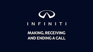2027 INFINITI QX80 - Making, Receiving and Ending a Call