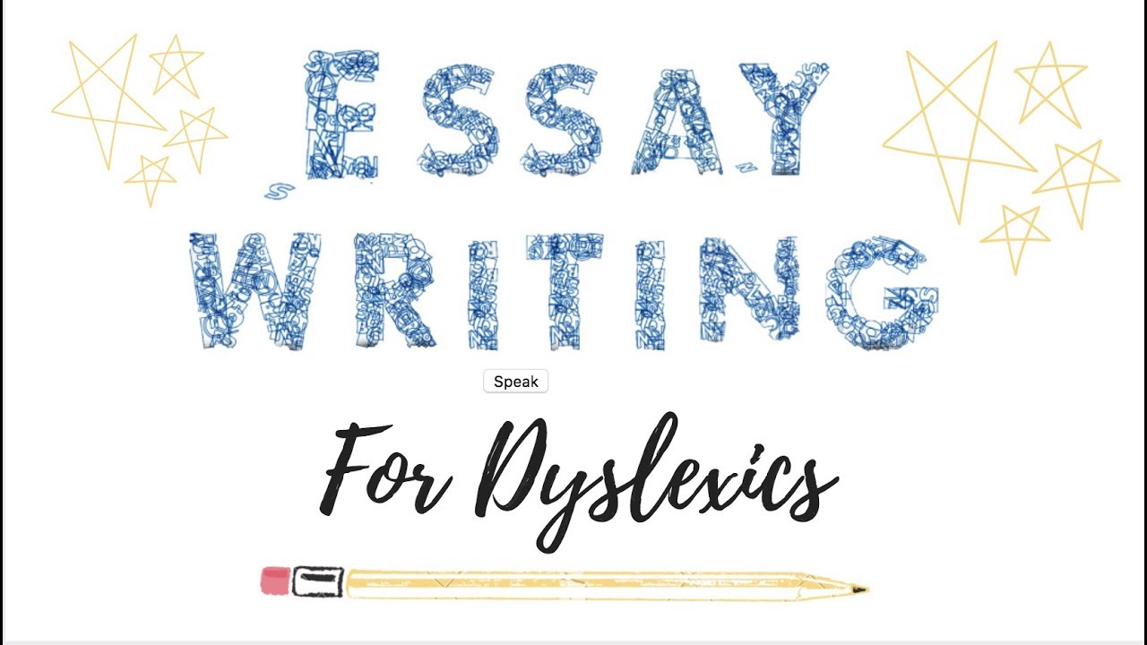 Essay Writing For Dyslexics YouTube