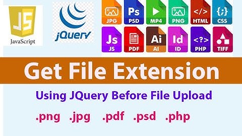Find the File Extension using jQuery | JavaScript after Uploading#jquery #fileextension #javascript