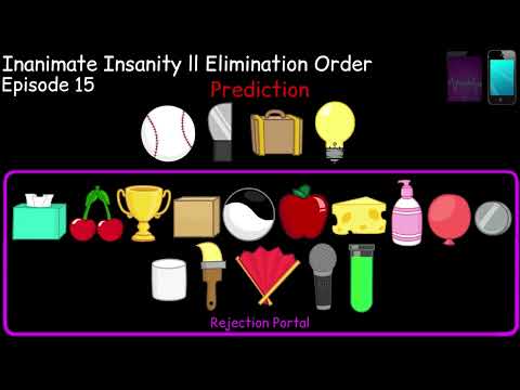 Inanimate Insanity Elimination Order (REMAKE) (As Of III 14) + II 2 Prediction (Inspired By Jurta)