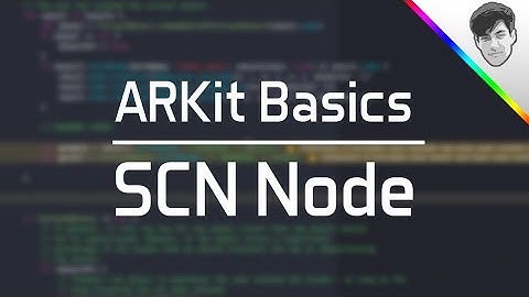 ARKit Tutorial - Quick SCNNodes Manipulation - Navigating the AR scene hierarchy
