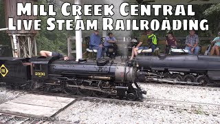 Mill Creek Central RR | Large Engine Meet | Live Steam