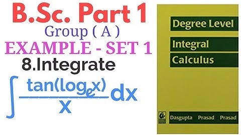 Integrate tan (logx)/x dx