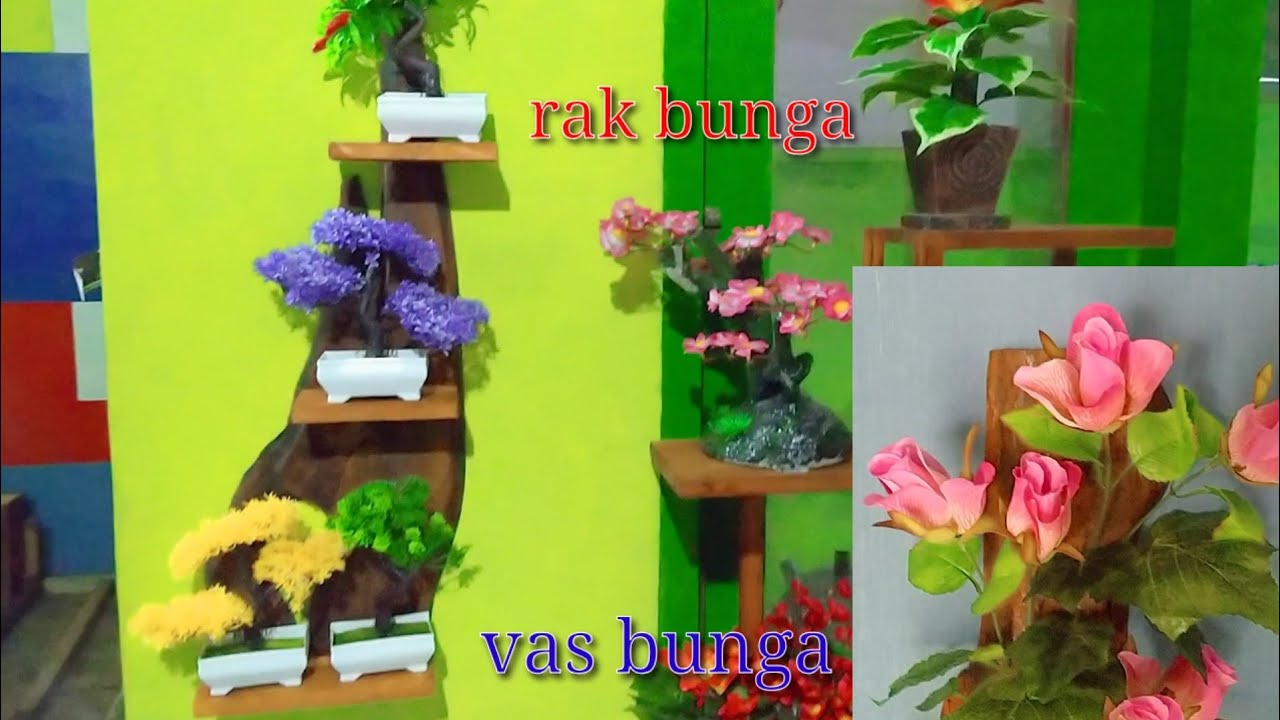  Vas  bunga  dan  rak bunga  paling praktis YouTube