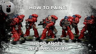Contrast+ How to Paint: Leviathan Blood Angels Infernus Squad