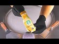 ASMR - Starbucks Vanilla Ice Cream Rolls | how to make frappuccino Coffee Drink to rolled Ice Cream