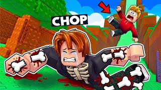 ROBLOX CHOP AND FROSTY PLAY THE SURVIVE THE SLOPE! screenshot 5