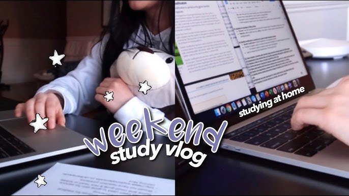 productive study vlog ✧ study #withme 