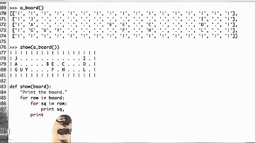 Show And Spell Solution - Design of Computer Programs