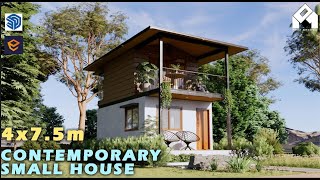 Contemporary 2-Storey House Design | 3D Walkthrough Tour 🏡