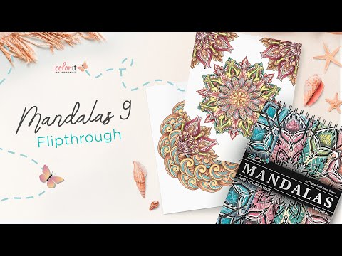 ColorIt Mandalas To Color, Volume IX Adult Coloring Book