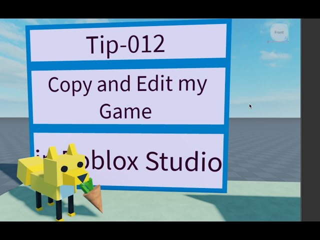 Working with the Game Editor, Using Roblox Studio
