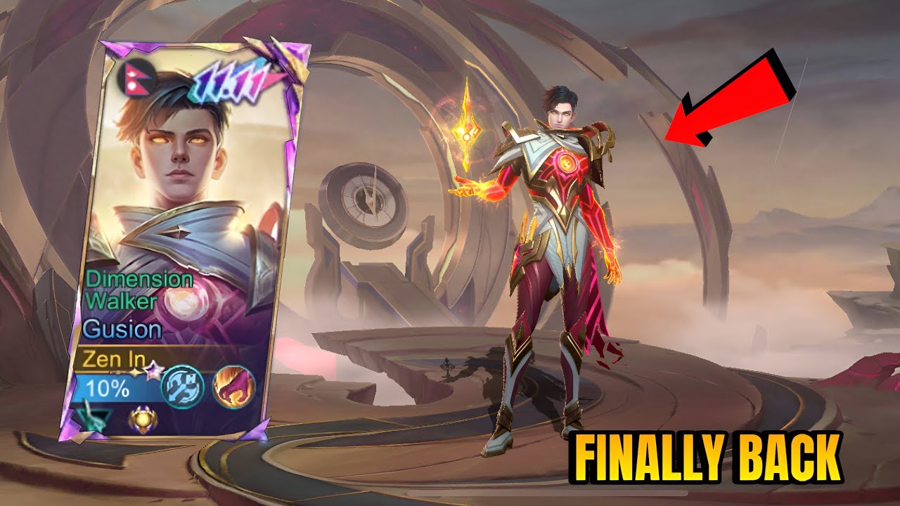 GUSION DIMENSION WALKER SKIN IS FINALLY BACK! 🔥 (The Best 11.11 Skin?!) - Mobile Legends