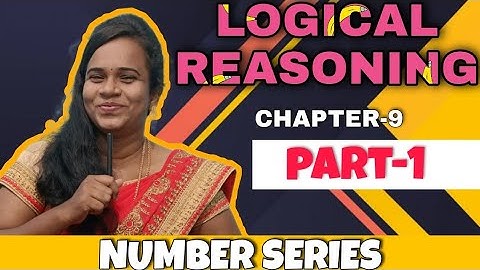 logical reasoning | chapter 9 | number series | part1 in Tamil
