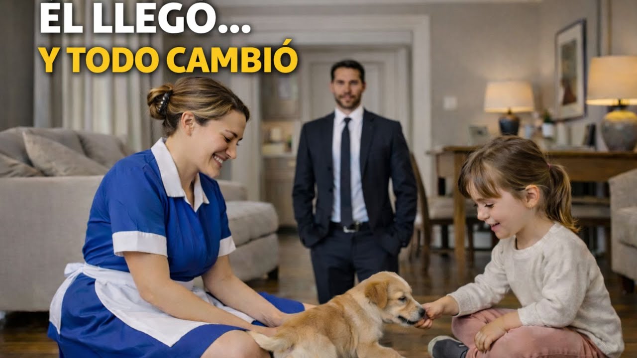 VUELVE A CASA Y VE A LA EMPLEADA CON UN PERRO Y SU HIJA… QUEDA EN SHOCK