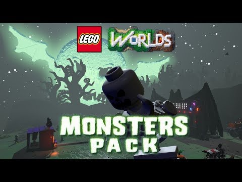 Video: „Lego Worlds“pasižymi Nuostabiu Savo Helovinui Tinkančiu Nauju „Monsters DLC“