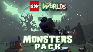 Lego Worlds | Monsters Pack DLC | Playthrough & Review!