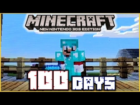 I Survived 100 Days In Minecraft 3DS! | Minecraft 3DS 100 Days Challenge