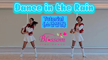 {TUTORIAL} Dance in the Rain Line dance/댄스 인 더 레인 라인댄스 (스탭설명)