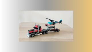 LEGO Flatbed Truck with Helicopter by Ethan Unboxed 21 views 2 months ago 18 seconds