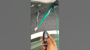 Hoe test je de kabel van de kofferbakaandrijving? #shorts #ytshorts #trunk