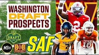 COMMANDERS SAFETY DRAFT PROSPECTS! Top 2026 NFL Draft Targets | BIB Draft HQ ft. @MetroSportsYT
