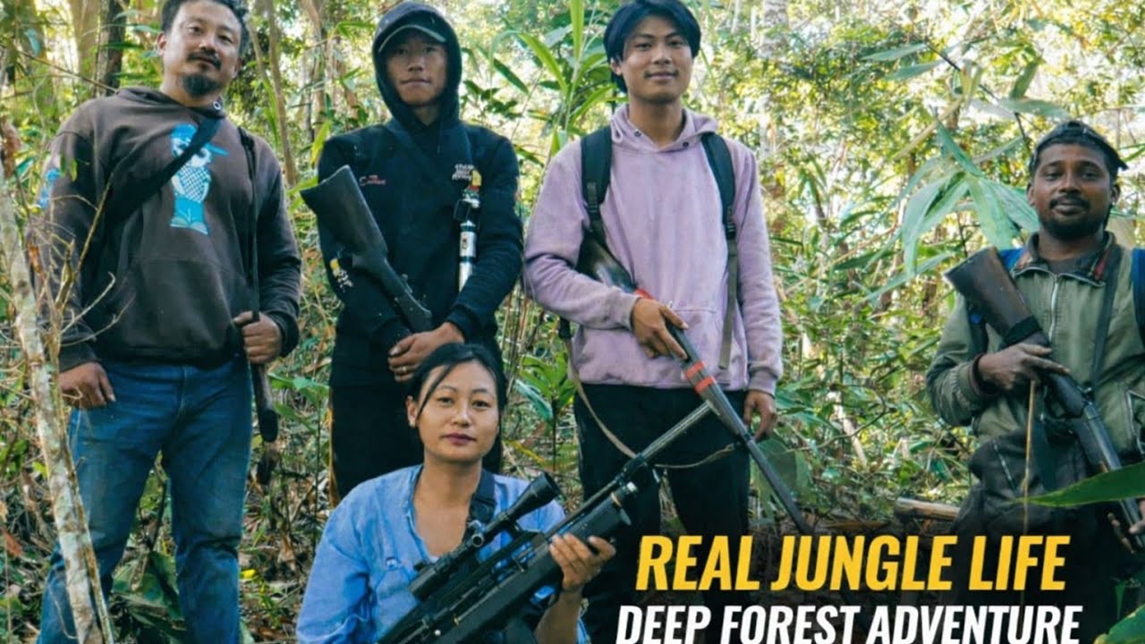 Hunters took me to Mount Totsu a virgin forest in Nagaland for hunting....