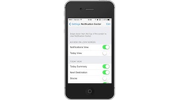 Setup Notification Center & Today View in iOS7 [How To]
