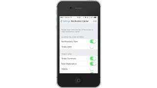 Setup Notification Center & Today View in iOS7 [How To] screenshot 5